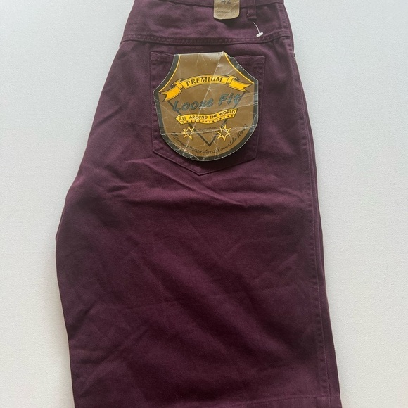 NWT Vintage Premium Mens Jean Short 42x11 12" Wide Leg (D3) - Picture 3 of 11